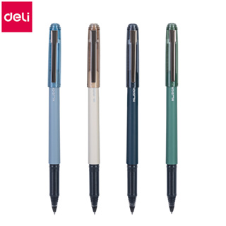 ปากกาเจลลูกลื่น ปากกาหมึกเจล ปากกาหมึกสีดำ ปากกาจดสรุป ปากกา คละสี 6 แท่ง 0.5mm วัสดุคุณภาพดี ทนทาน แข็งแรง ASP