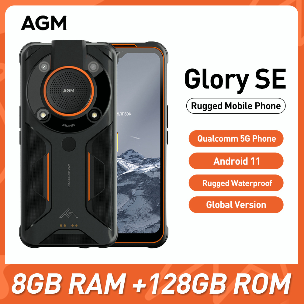 AGM Glory SE Rugged Smartphone 48MP Anti-Cold 6200mAh Battery Rugged ...