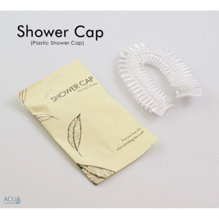 ✨ขายดี✨ หมวกอาบน้ำโรงแรม รุ่น The Leaf Shower cap [แพ็คชนิดละ100ชิ้น] ของใช้ในโรงแรม ของโรงแรม อเมนิตี้ Hotel Amenities