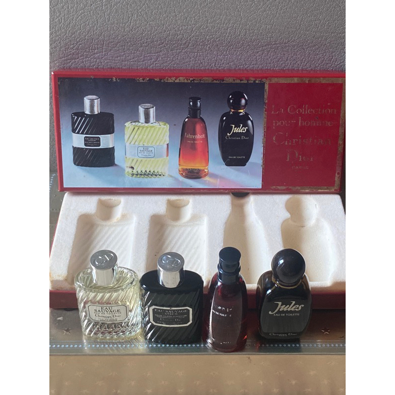 La Collection Pour Homme Christian Dior Paris set 4 Bottle x10ml