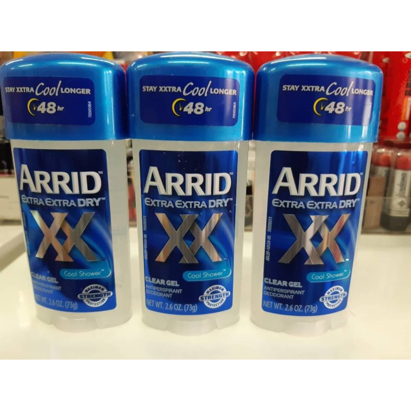 arrid-extra-extra-dry-antiperspirant-deodorant-clear-gel-cool-shower-73g