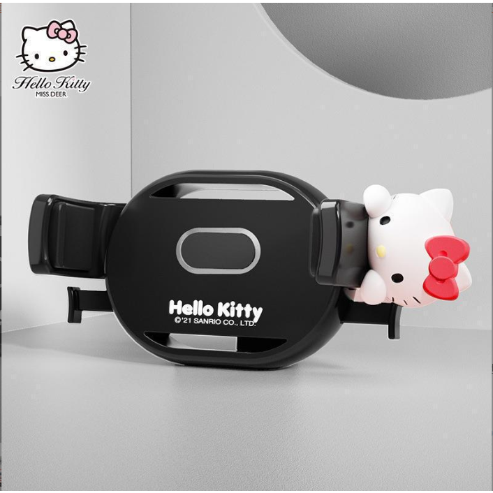 hollo-kitty-ขายึดโทรศัพท์มือถือในรถยนต์-ช่องระบายอากาศในรถยนต์-การนำทางโทรศัพท์มือถือ-วงเล็บยึด