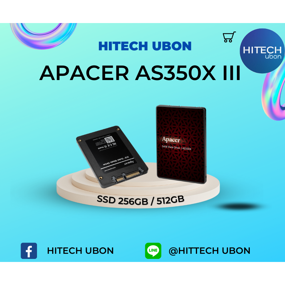 [ประกัน 3ปี] APACER AS350x SSD 256GB/512GB อุปกรณ์ เก็บข้อมูล เอสเอสดี ...