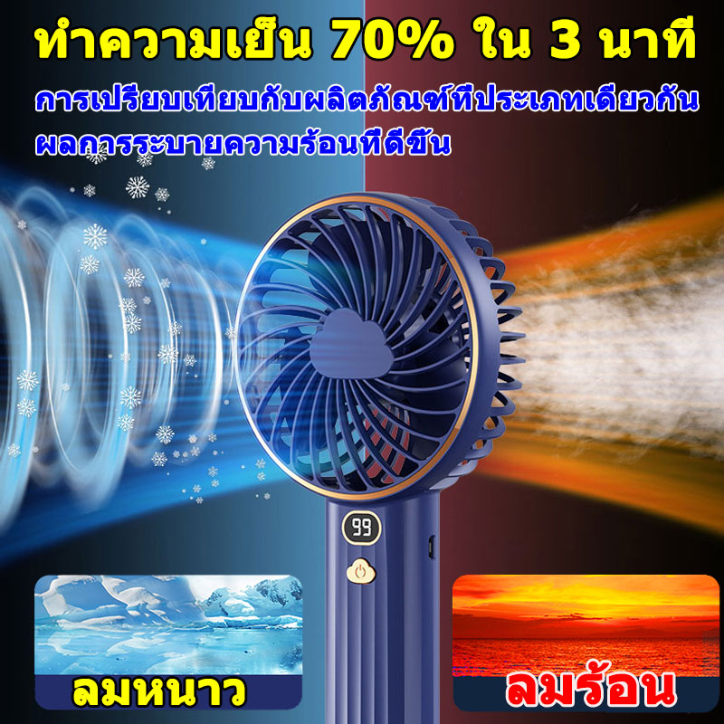 ลดอุณหภูมิภายใน1วินาท-k5-พัดลมพกพา-พัดลมมือถือ-4000mah-พัดลมชาร์จ-usb-พัดลมมือถือขนาดเล็ก