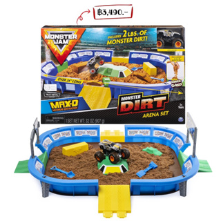 Monster Jam, Monster Dirt Arena 24-inch Playset with 2lbs of Monster Dirt