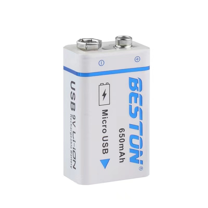 ถ่านชาร์จ-beston-9v-650mah-micro-usb-li-ion-battery-1-ก้อน-ฟรีกล่องใส่ถ่าน-คุณภาพสูง-ราคาถูก