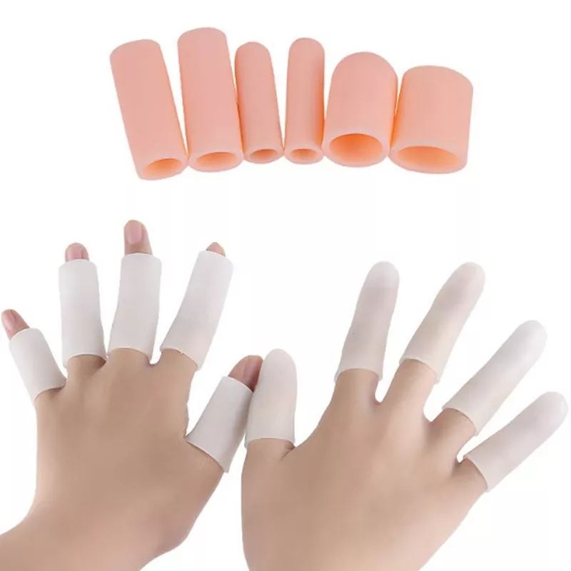 ปลอกนิ้วซิลิโคน-ปลอกสวมนิ้วถนอมนิ้วซิลิโคน-5-ชิ้น-5pcs-finger-protectors-silicone-ถนอมนิ้วลดการเสียดสี-เพิ่มความชุ่มชื้น