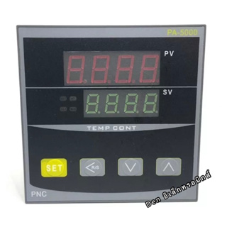 PA-5000 หน้า96×96.เครื่องควบคุมอุณหภูมิ TEMPERATURE CONTROLLER INPUT K.0-1300C. OUTPUT REALAY/SSR  SUPPLY 220VAC,50/60Hz