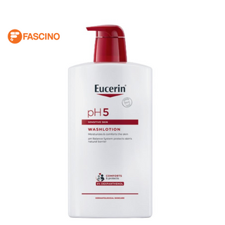 Eucerin pH5 Wash Lotion 1000ml - ครีมอาบน้ำสำหรับผิวธรรมดา ผิวแห้ง ผิวแพ้ง่าย
