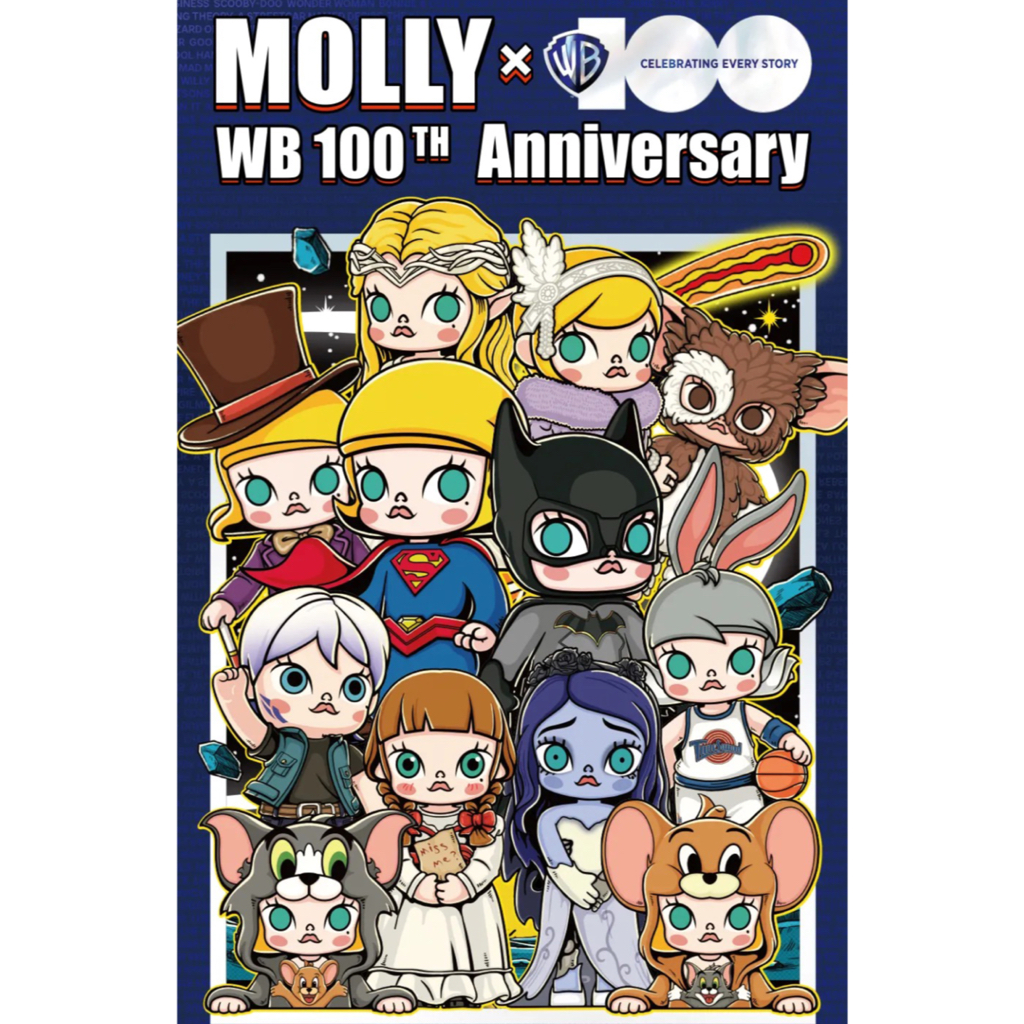 (ขายแยก) POPMART Molly x Warner Bros 100th Anniversary Series