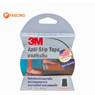 3M ANTI-SLIP เทปกันลื่น ขนาด 1 นิ้ว X180 ซม. สีเทา