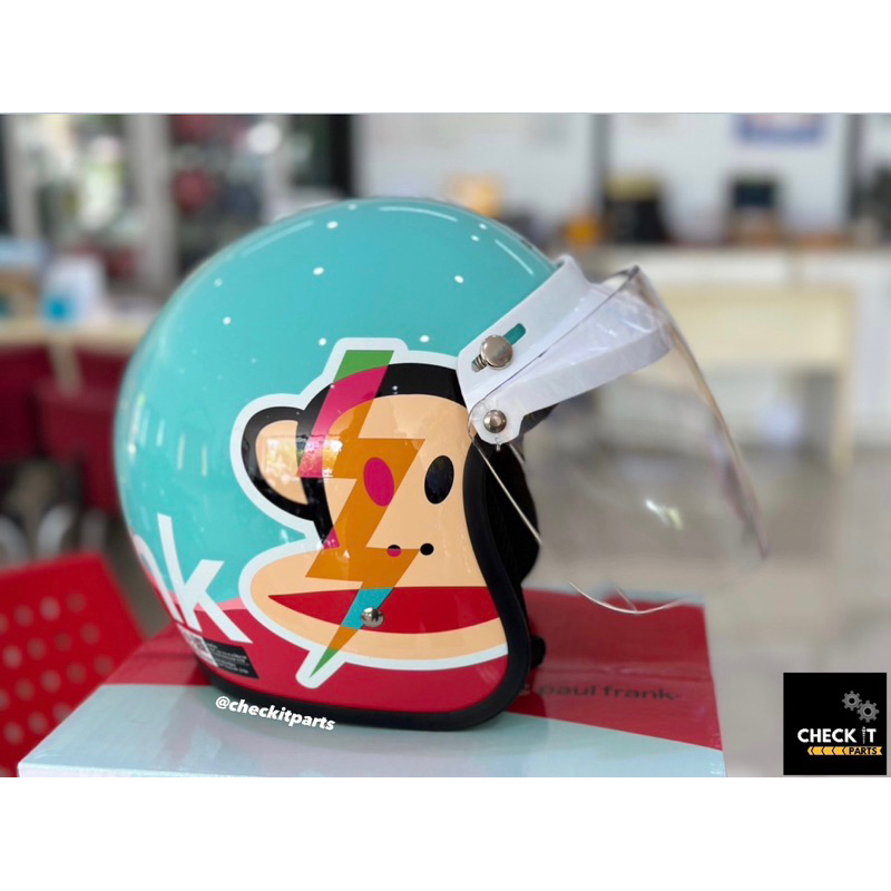 หมวกกันน็อกpaul-frank-blu-h2c