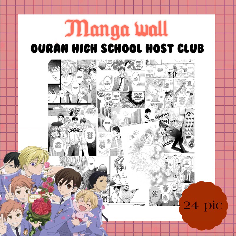 manga-wallpaper-ouran-high-school-host-club-ภาพมังงะ-ภาพตกเเต่งห้อง