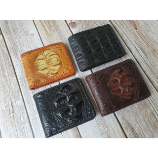 กระเป๋าสตางค์หนังจระเข้แท้ 100% Genuine Crocodile leather wallet