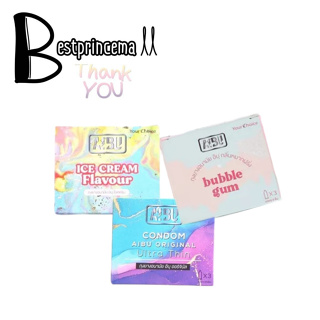 สินค้า Aibu Condom ถุงยางอนามัย Aibu มี 3 กลิ่น บาง 0.03 มม. ** ไม่เผยชื่อสินค้า