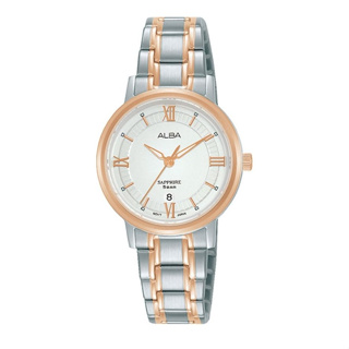 [ผ่อนเดือนละ309]🎁ALBA นาฬิกาข้อมือผู้หญิง สายสแตนเลส รุ่น AH7V60X - สีเงิน/โรสโกลด์ ของแท้ 100% ประกัน 1 ปี