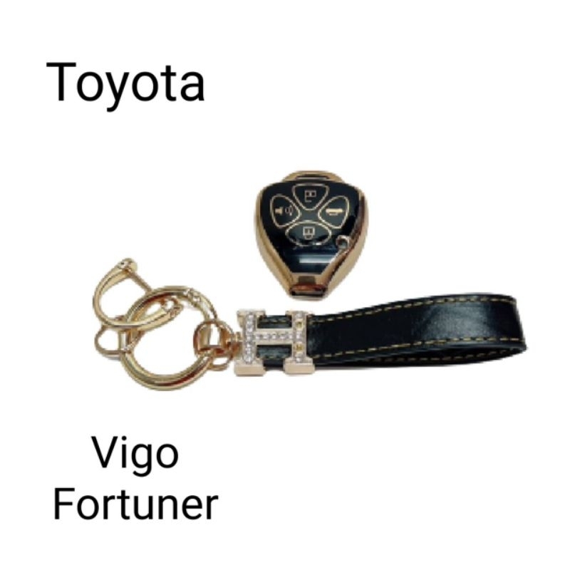 เคสกุญแจรถ-tpu-ตรงรุ่น-toyota-vigo-fortunerพร้อมพวงกุญแจ