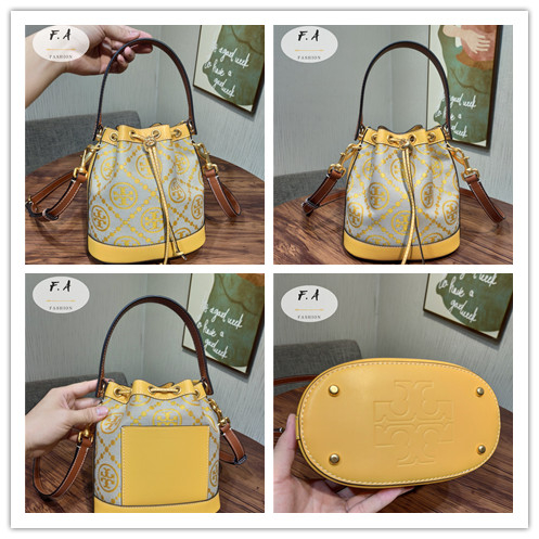 f-a-ว่าแท้100-tory-burch-t-monogram-jacquard-embroidered-bucket-bag-กระเป๋าสะพายข้างผู้หญิง-กระเป๋าทรงถังหูรูดสตรี-1615