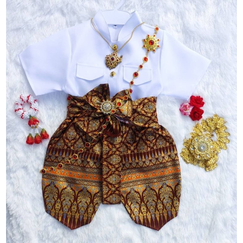 ชุดไทยราชประแตนเด็กชาย-พร้อมส่ง-si