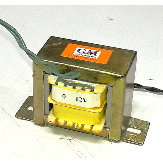 หม้อแปลง-ac220v-ac12v-0-5a-transformer-แปลง-220vac-เป็น-12vac-0-5-amp