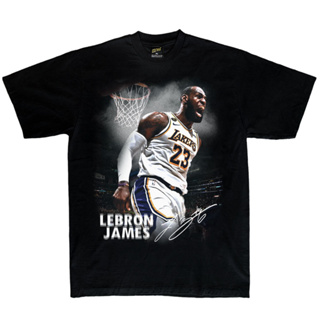 COSMICBKK เสื้อยืดลายนักบาส LERBRON JAMES LA LAKERS TEE