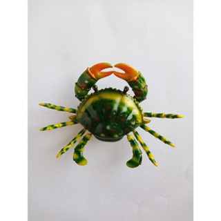 โมเดลเรซิ่นรูปสัตว์แปลกตา "Crab" Whimsical Animal Resin Model with Interactive Coil Spring Movement