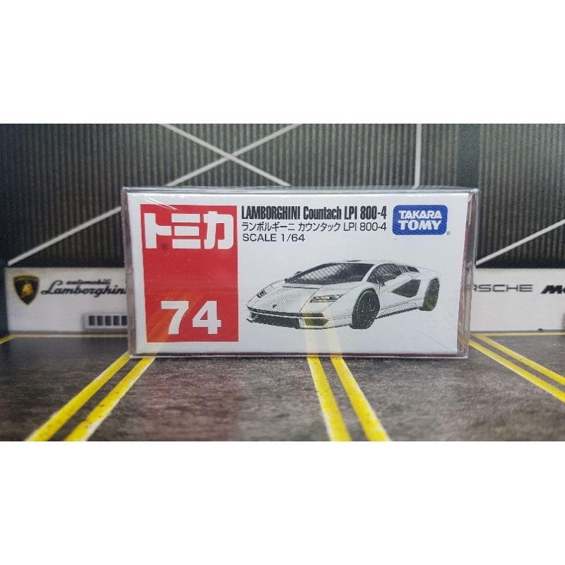 Tomica No.74 Lamborghini Countach LPI 800-4 ของแท้ สินค้าใหม่ในซีล ...