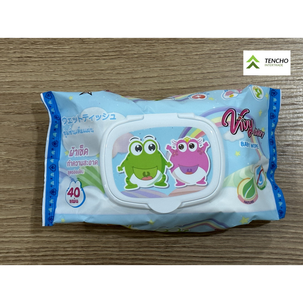 วีวี่-ทิชชู่เปียก-แพ็ค-6-ห่อ-vivy-baby-wipe-ไม่มีแอลกอฮอล์-ทิชชู่เหมาะสำหรับเด็กและผู้ใหญ่-อ่อนโยนนุ่มชุ่มชื่่น