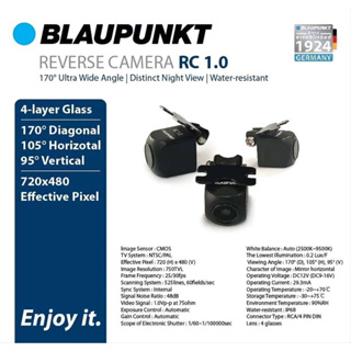 ราคา 515บาท กล้องถอยหลังภาพคมชัด ยี่ห้อ BLAUPUNKT รุ่นRC-1.0ติดรถยนต์