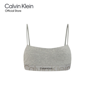 Calvin Klein เสื้อชั้นในผู้หญิง รุ่น QF6989AD P7A ทรง LIGHTLY LINE - สีเทา
