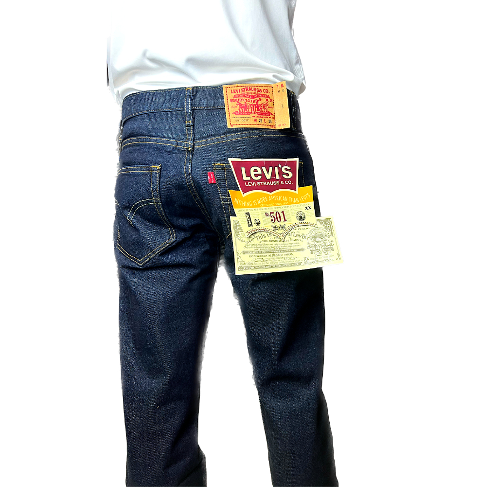 levis-bige-ริมแดง-501-made-in-usa-ทรงกระบอกเล็ก-เอวใหญ่จะเป็นซิป-38-ขึ้นไป