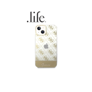 GUESS เคส G Pattern Edition สำหรับ iPhone 14/14Plus/14Pro/14ProMax - Gold l By Dotlife