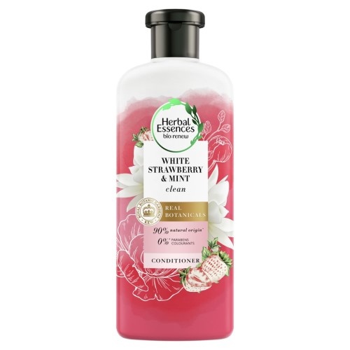 herbal-essences-bio-renew-clean-white-strawberry-amp-sweet-mint-hair-conditioner-ครีมนวดผม-400ml