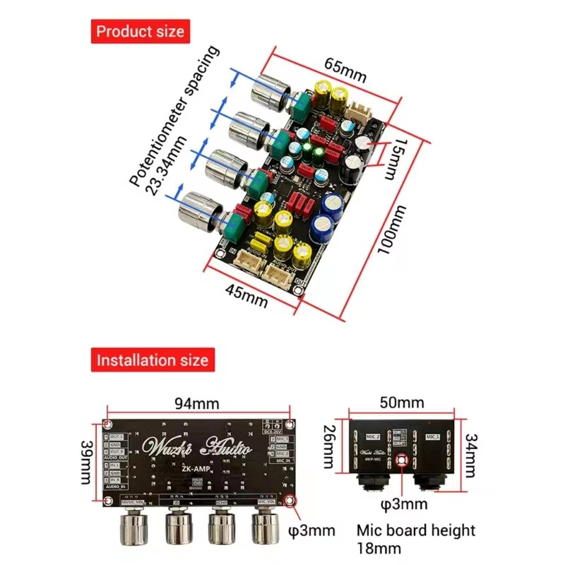 zk-amp-แอมป์จิ๋วคาราโอเกะ-ปรีไมค์แอมจิ๋ว-ปรีไมค์คาราโอเกะ-คาราโอเกะ-บอร์ดก้อง-ไมค์โครโฟน-k-ร้องเพลง-พรีเอฟเฟคบอร์ด-dsp