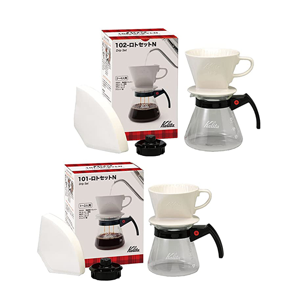 Kalita Coffee Drip Set N Made of Ceramic/ Resin for 12 People/ for 24