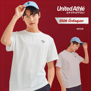 United Athle®  เสื้อยืดผู้ชาย  เสื้อยืดคอกลมแขนสั้น simple cartoon villain- สีขาว รุ่น #5508