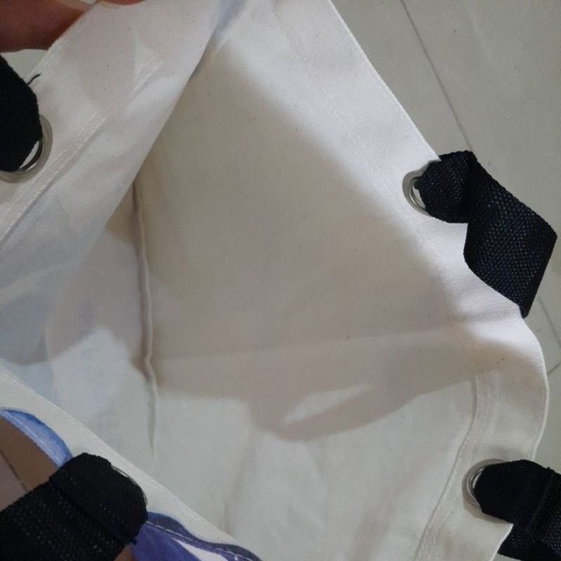 กระเป๋าผ้าscbของเเม้100-ของใหม่มือ1ขนาดใหญ่สูง13นิ้วกว้าง15-5นิ้วล