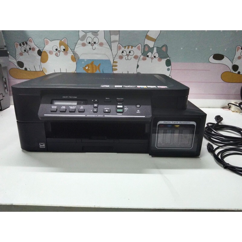 BROTHER DCP-T510w มือสองพร้อมใช่ หัวพิมพ์ครบ100% | Shopee Thailand