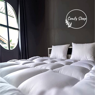 Comfy Topper ที่นอน ท็อปเปอร์ รุ่น Elegance ความหนา5-6 นิ้ว ใยหนาพิเศษ3ชั้น ท๊อปเปอร์ ที่นอน ใยสังเคราะห์ นุ่มสบาย เบา