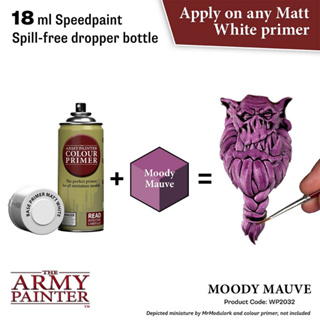 🔥มีของพร้อมส่ง🔥 Army Painter Speedpaint 2.0 Moody Mauve 18ml AP-WP2032 สีทาโมเดล สีอะคริลิคสูตรน้ำ Warer Based Acrylic