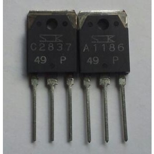 1pcs Transistor ทรานซิสเตอร์ 2SA1186 A1186 2SC2837 C2837 TO-3P 150V 10A