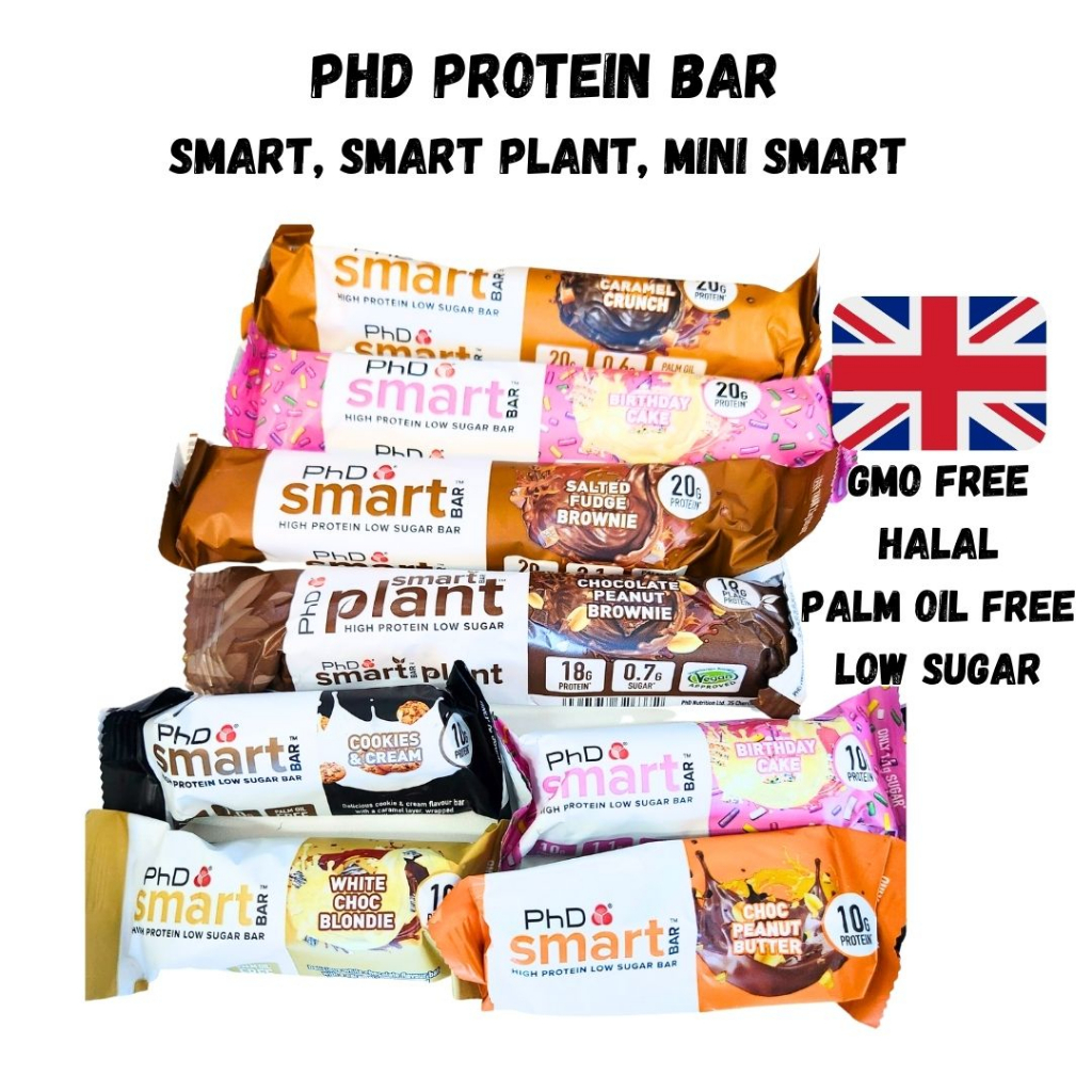 PHD smart protein bars (UK) 3264g Shopee Thailand