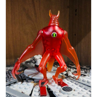 Ben 10 Alien Force Defender Jetray 4" Figure Translucent Bandai Limited Edition Rare #เบนเทน