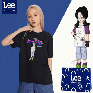 Lee® เสื้อยืดคอกลมแขนสั้น สไตล์พื้นฐาน#Anime Girls ไซส์ใหญเสื้อยืดชายผู้หญิง เสื้อยืดผ้าฝ้ายคู่รัก # สีเหลือง รุ่น #1167