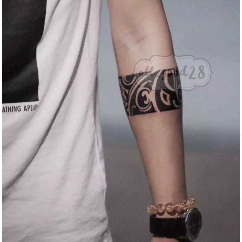 tattoo-sticker-สติ๊กเกอร์รอยสักรอบแขน-arms-tattoo-stickers-5