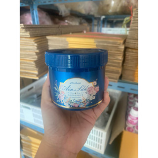 (พร้อมส่ง) สครับดอกไม้เนื้อละเอียดไม่บาดผิว ไม่แห้ง (กระปุกน้ำเงิน250g)กลิ่นหอมมากขัดผิวใส