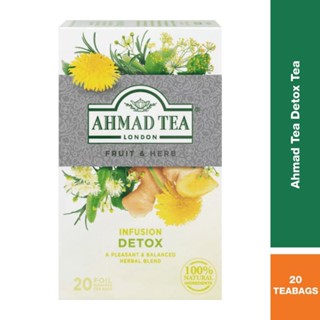 ชา Ahmad Tea London  Detox (Fruit & Herbs) Infusion ขนาด 20 ซอง