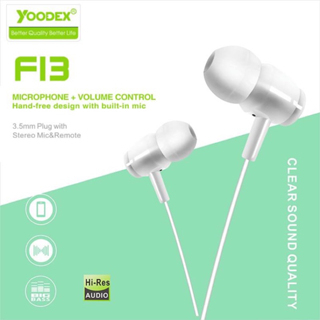 หูฟัง-yoodex-f13-หูฟังแท้-หูฟังเสียงดี-ไมโครโฟน-หูฟัง-ใช้ได้โทรศัพท์ทุกรุ่น-เครื่องเสียง-หูฟัง-มือถือและอุปกรณ์เสริม-f13