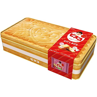 Ezaki Glico Bisco กล่องของขวัญ (กล่องของขวัญ) กระป๋องขนม กระป๋องคุกกี้ 36 ชิ้น ส่งตรงจากญี่ปุ่น