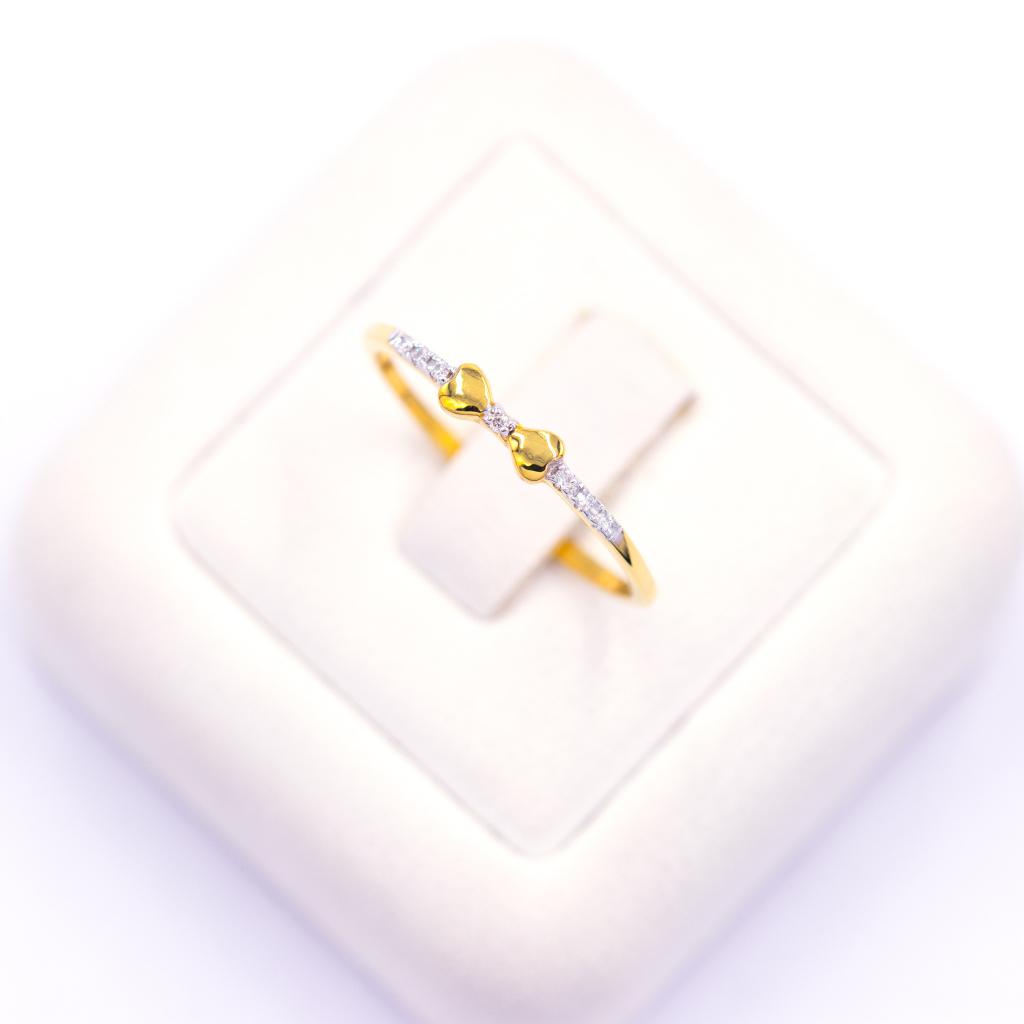แหวนโบว์บ่าข้าง-แหวนเพชร-แหวนทองเพชรแท้-ทองแท้-37-5-9k-me023